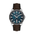 Daniel Klein Premium Black/ Dark Brown Leather/ Nylon Watch for Men DK.1.14200-5