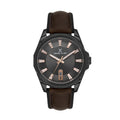 Daniel Klein Premium Black/ Dark Brown Leather/ Nylon Watch for Men DK.1.14200-6