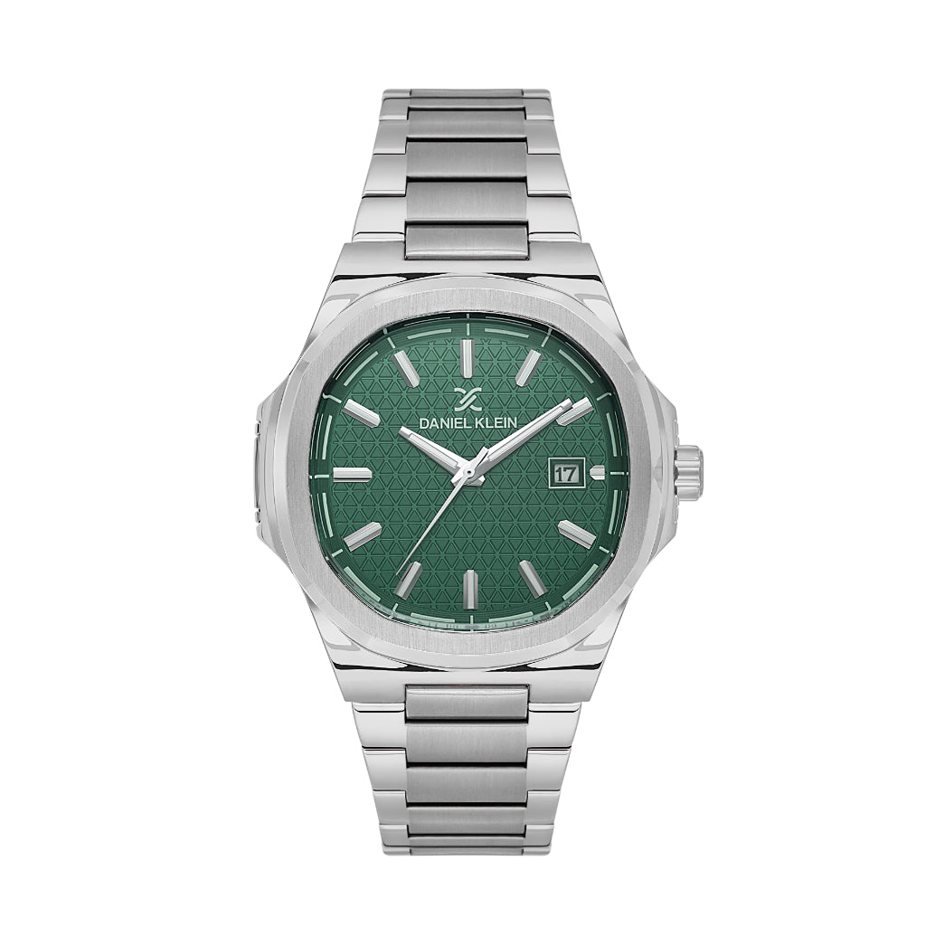 Daniel Klein Premium Silver Stainless Steel Watch for Men DK.1.14201-4