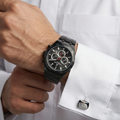 Daniel Klein Exclusive Black Stainless Steel Watch for Men DK.1.14207-5