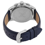 Daniel Klein Exclusive Dark Blue Leather Watch for Men DK.1.14209-3