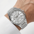 Daniel Klein Exclusive Silver Stainless Steel Watch for Men DK.1.14214-1