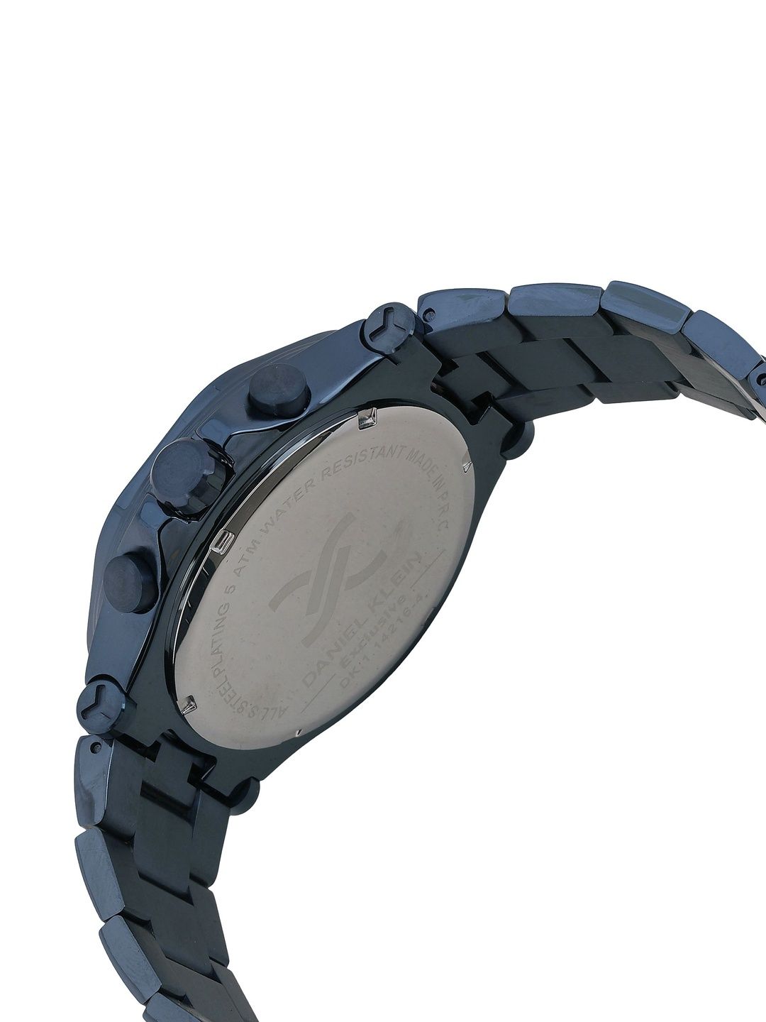 Daniel Klein Exclusive Blue Stainless Steel Watch for Men DK.1.14216-4