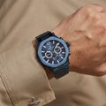 Daniel Klein Exclusive Blue Stainless Steel Watch for Men DK.1.14216-4