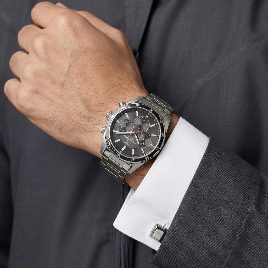 Daniel Klein Exclusive Silver Stainless Steel Watch for Men DK.1.14220-2