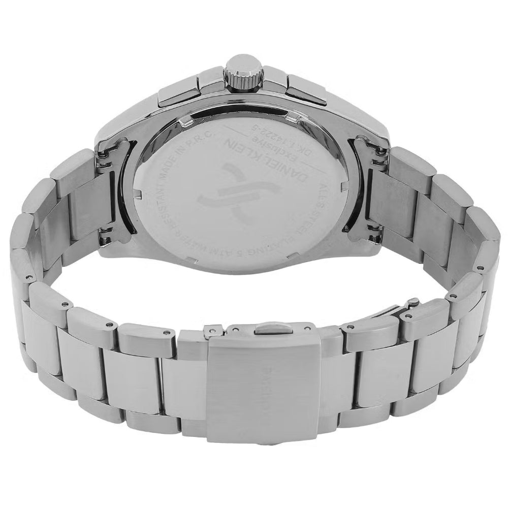 Daniel Klein Exclusive Silver Stainless Steel Watch for Men DK.1.14222-3