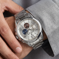 Daniel Klein Exclusive Silver Stainless Steel Watch for Men DK.1.14222-4