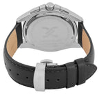 Daniel Klein Exclusive Black Leather Watch for Men DK.1.14223-6