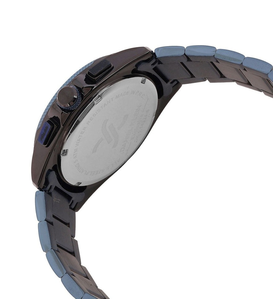 Daniel Klein Exclusive Blue Stainless Steel Watch for Men DK.1.14224-6