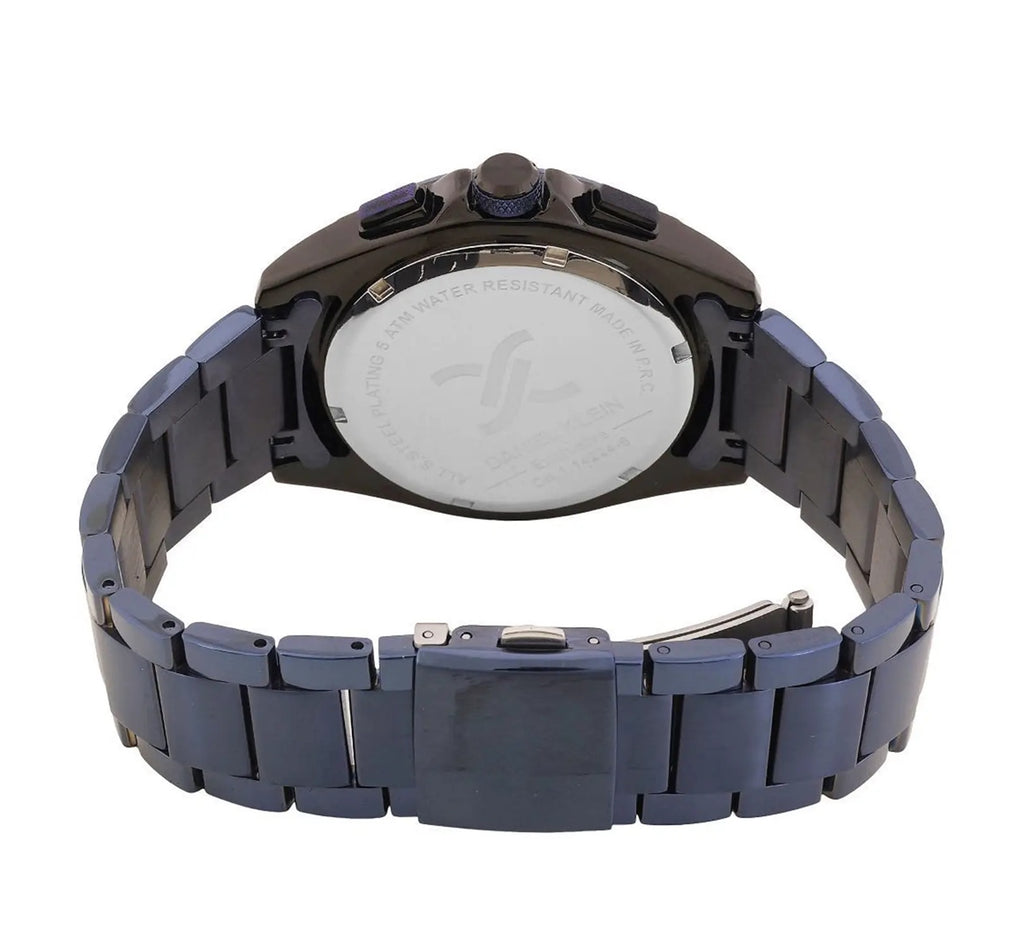 Daniel Klein Exclusive Blue Stainless Steel Watch for Men DK.1.14224-6