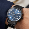 Daniel Klein Exclusive Black Stainless Steel Watch for Men DK.1.14230-5