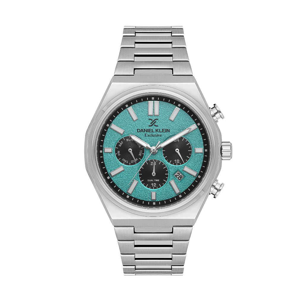 Daniel Klein Exclusive Silver Stainless Steel Watch for Men DK.1.14236-4