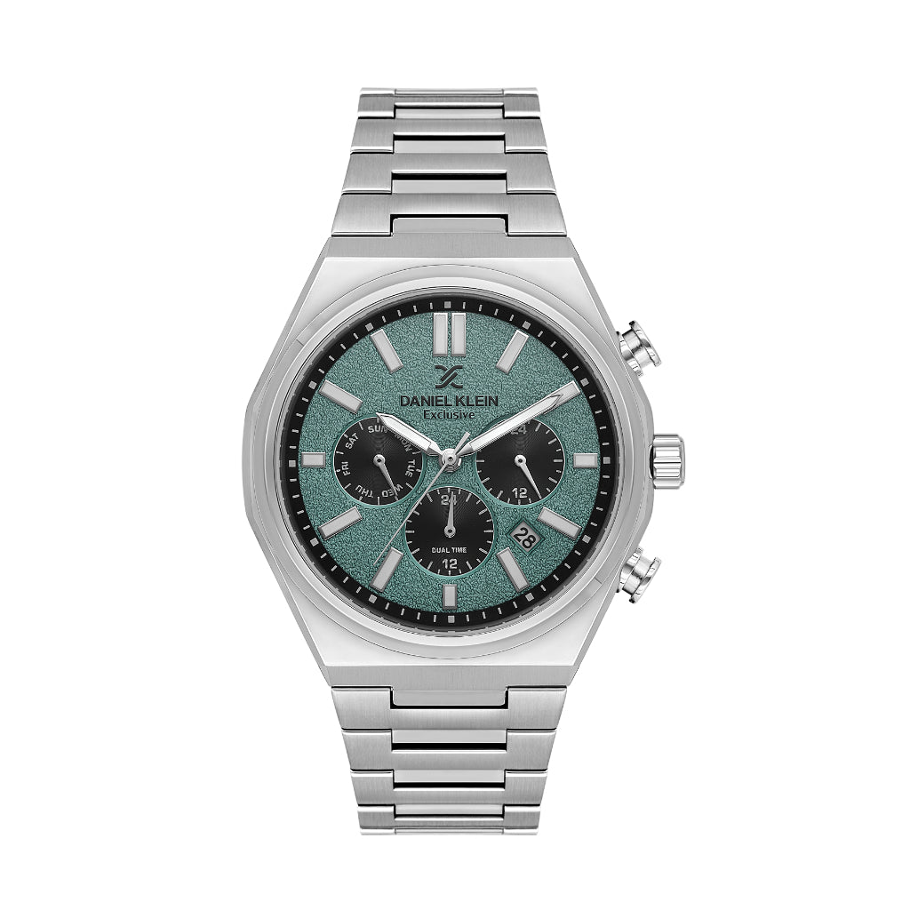 Daniel Klein Exclusive Silver Stainless Steel Watch for Men DK.1.14236-5