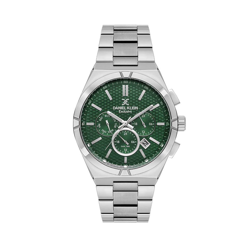 Daniel Klein Exclusive Silver Stainless Steel Watch for Men DK.1.14237-5
