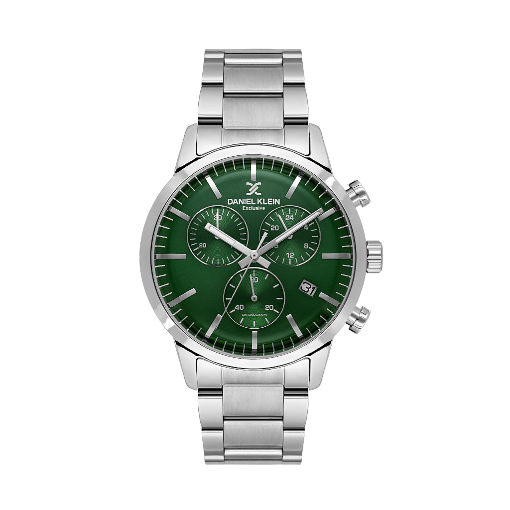 Daniel Klein Exclusive Silver Stainless Steel Watch for Men DK.1.14238-3