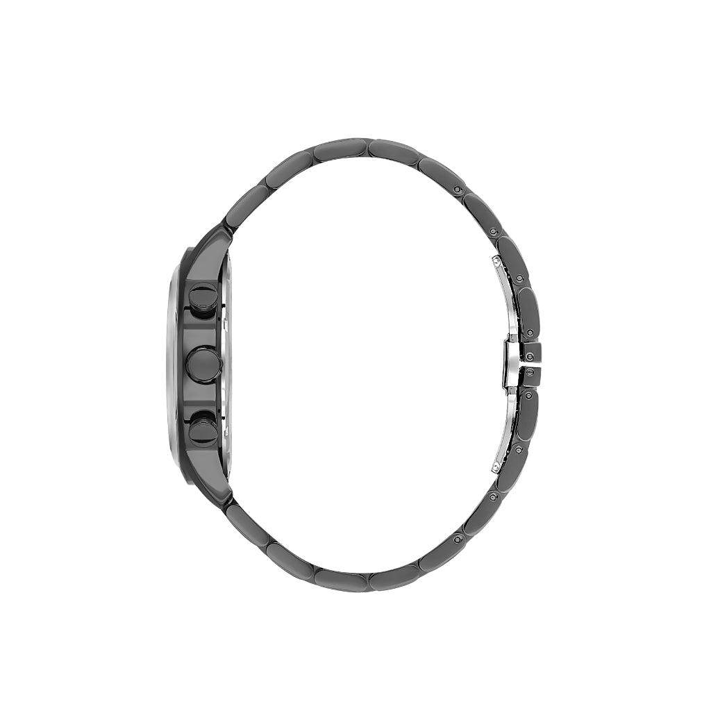 Daniel Klein Exclusive Black Stainless Steel Watch for Men DK.1.14238-4