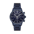 Daniel Klein Exclusive Dark Blue Stainless Steel Watch for Men DK.1.14238-5
