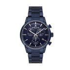 Daniel Klein Exclusive Dark Blue Stainless Steel Watch for Men DK.1.14238-5