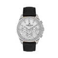 Daniel Klein Exclusive Black Leather Watch for Men DK.1.14239-1