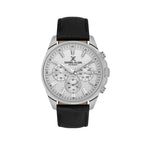 Daniel Klein Exclusive Black Leather Watch for Men DK.1.14239-1