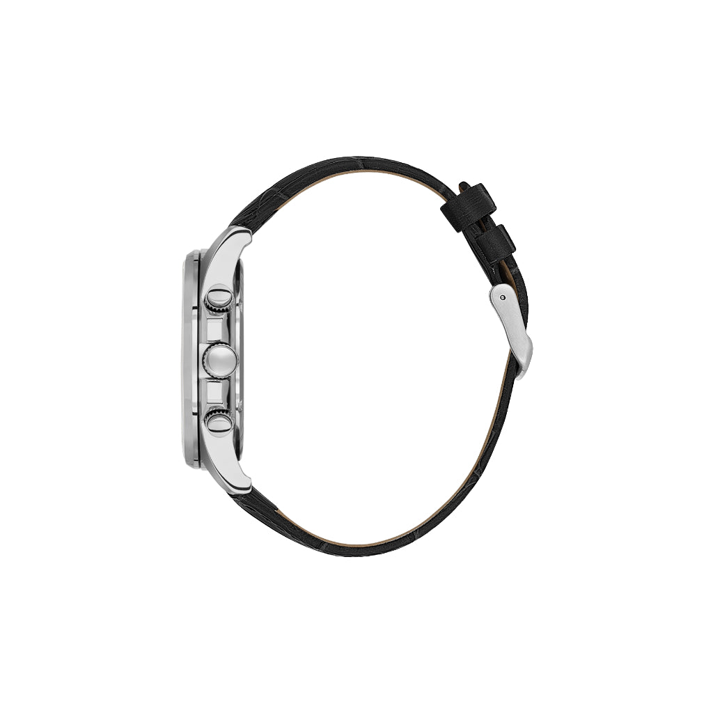 Daniel Klein Exclusive Black Leather Watch for Men DK.1.14239-1