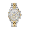 Daniel Klein Exclusive Silver and Gold Stainless Steel Watch for Men DK.1.14240-3