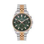 Daniel Klein Exclusive Silver and Rose Gold Stainless Steel Watch for Men DK.1.14240-4