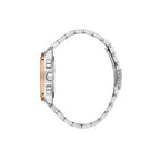 Daniel Klein Exclusive Silver and Rose Gold Stainless Steel Watch for Men DK.1.14241-4