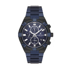 Daniel Klein Exclusive Dark Blue Stainless Steel Watch for Men DK.1.14242-5