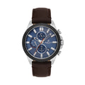 Daniel Klein Exclusive Dark Brown Leather Watch for Men DK.1.14244-5