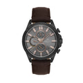 Daniel Klein Exclusive Dark Brown Leather Watch for Men DK.1.14244-6