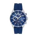 Daniel Klein Exclusive Dark Blue Silicone Watch for Men DK.1.14246-3