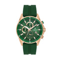 Daniel Klein Exclusive Dark Green Silicone Watch for Men DK.1.14246-6