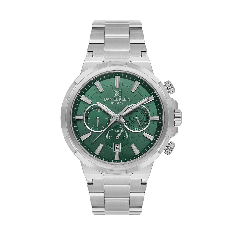 Daniel Klein Exclusive Silver Stainless Steel Watch for Men DK.1.14248-3