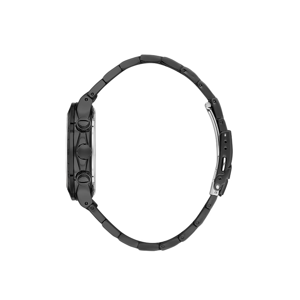 Daniel Klein Exclusive Black Stainless Steel Watch for Men DK.1.14253-4