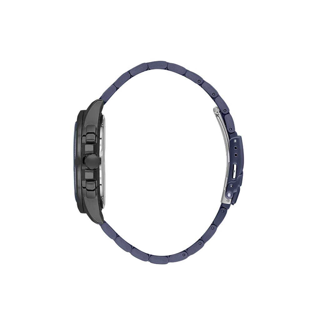 Daniel Klein Exclusive Blue Stainless Steel Watch for Men DK.1.14254-5