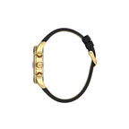 Daniel Klein Exclusive Black Leather Watch for Men DK.1.14255-3