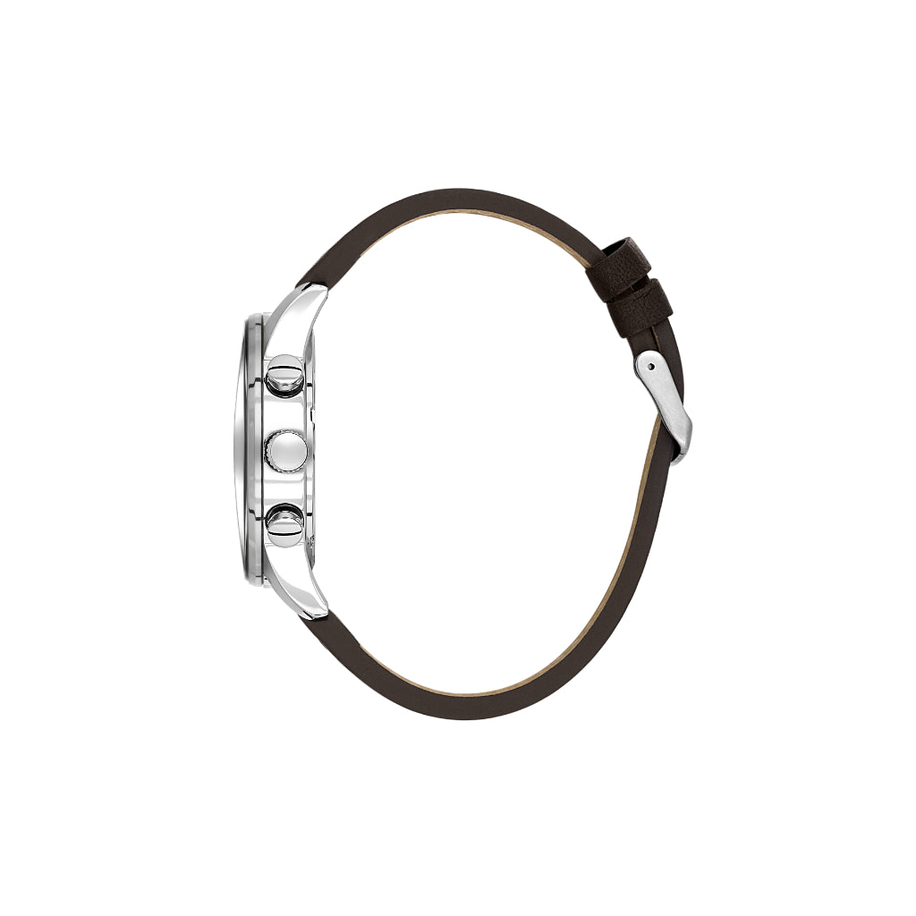 Daniel Klein Exclusive Dark Brown Leather Watch for Men DK.1.14255-4