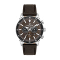 Daniel Klein Exclusive Dark Brown Leather Watch for Men DK.1.14255-5
