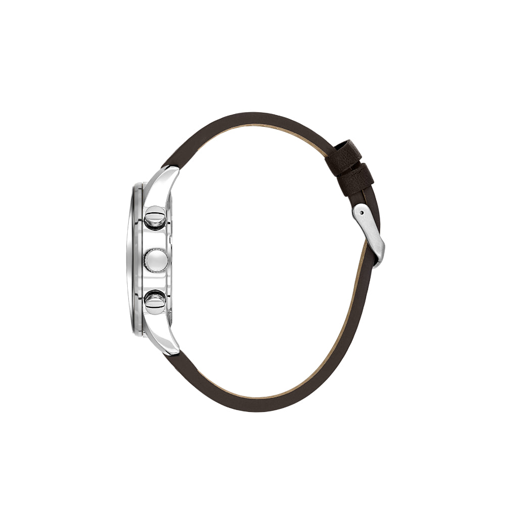 Daniel Klein Exclusive Dark Brown Leather Watch for Men DK.1.14255-5