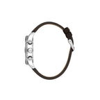 Daniel Klein Exclusive Dark Brown Leather Watch for Men DK.1.14255-5