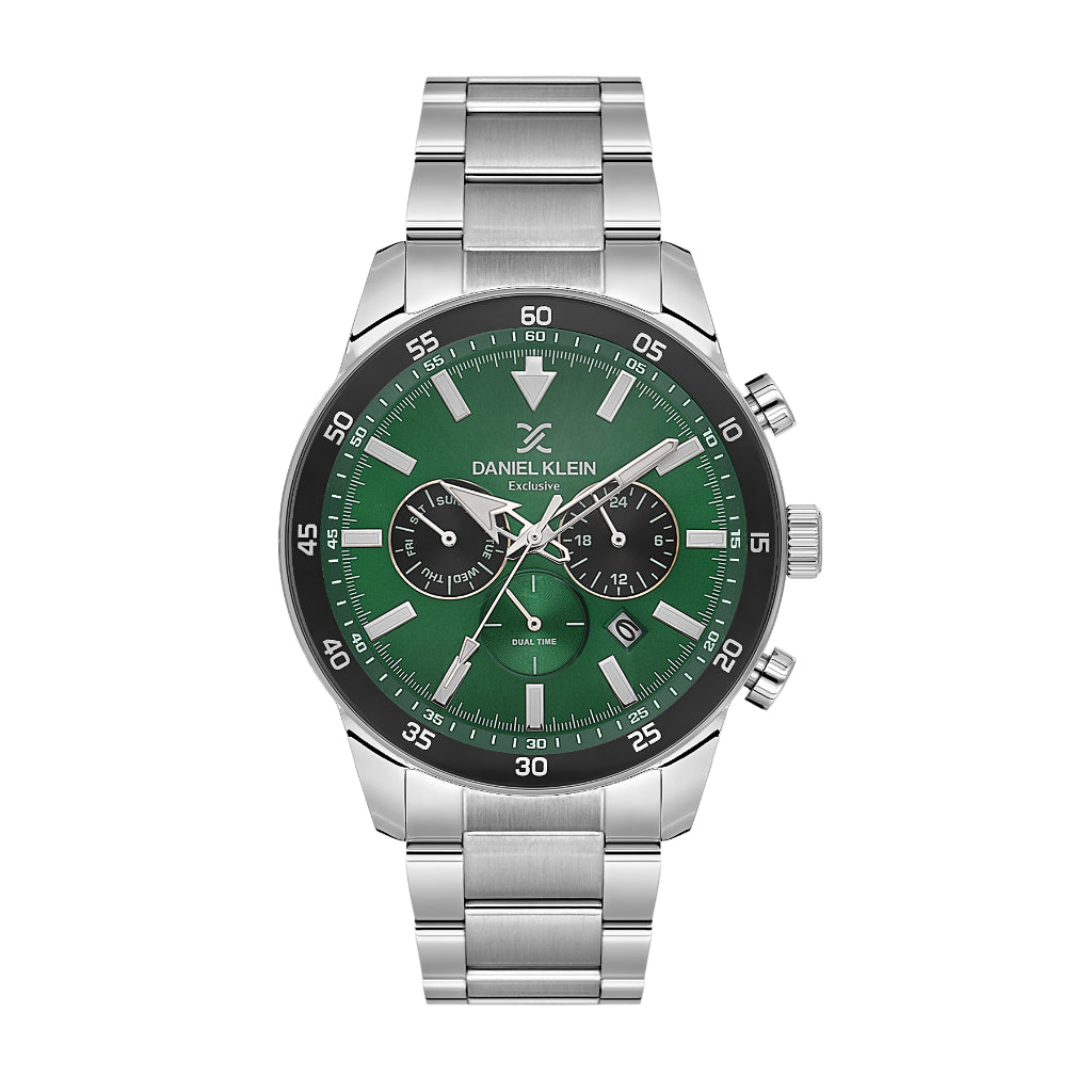 Daniel Klein Exclusive Silver Stainless Steel Watch for Men DK.1.14256-3