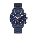 Daniel Klein Exclusive Blue Stainless Steel Watch for Men DK.1.14256-5