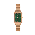Daniel Klein Premium Rose Gold Mesh Band Watch for Women DK.1.14264-4