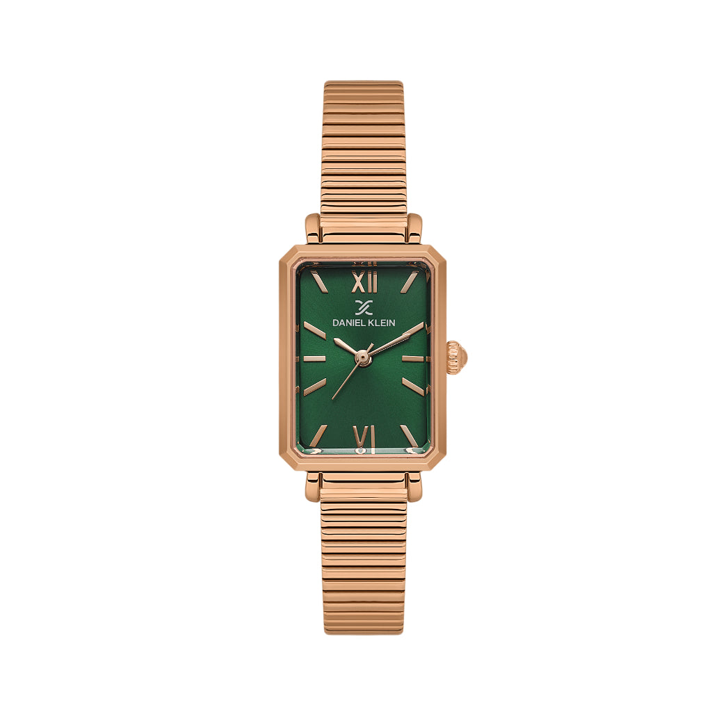 Daniel Klein Premium Rose Gold Mesh Band Watch for Women DK.1.14264-4