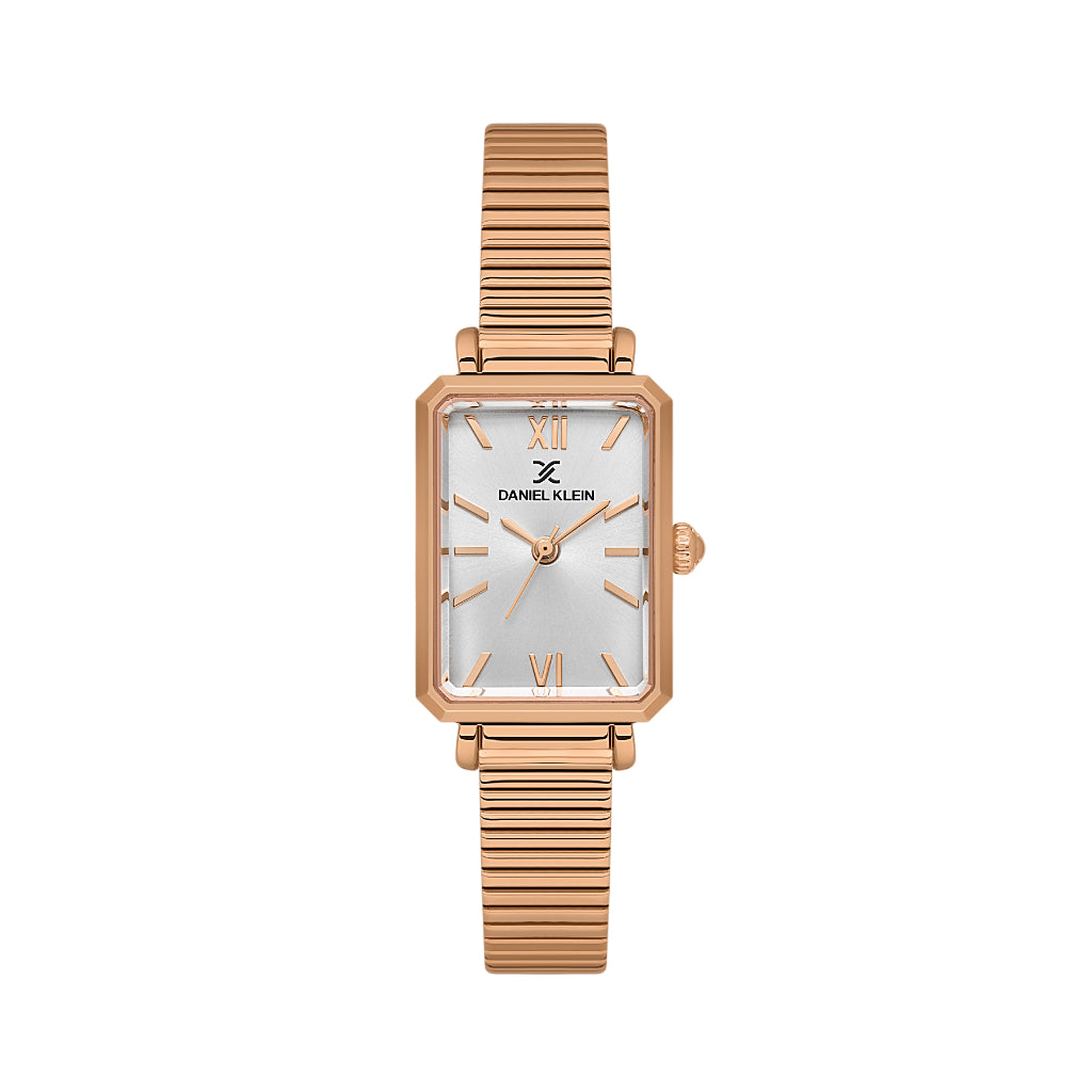Daniel Klein Premium Rose Gold Mesh Band Watch for Women DK.1.14264-5