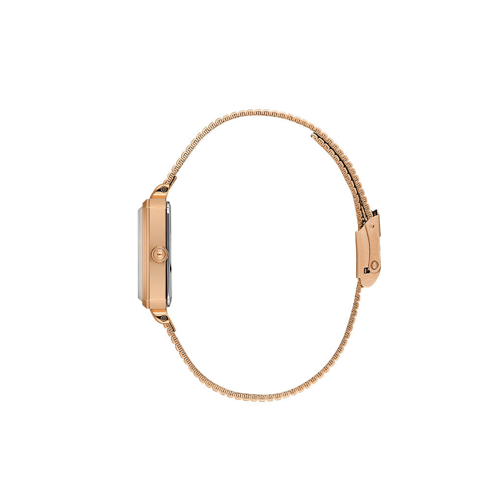 Daniel Klein Premium Rose Gold Mesh Band Watch for Women DK.1.14264-5
