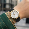 Daniel Klein Premium Black Leather Watch for Women DK.1.14270-2