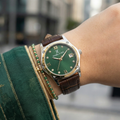 Daniel Klein Premium Dark Brown Leather Watch for Women DK.1.14270-4