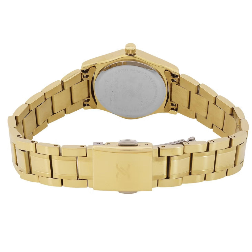 Daniel Klein Stainless Steel Gold Watch for Women DK.1.14271-2